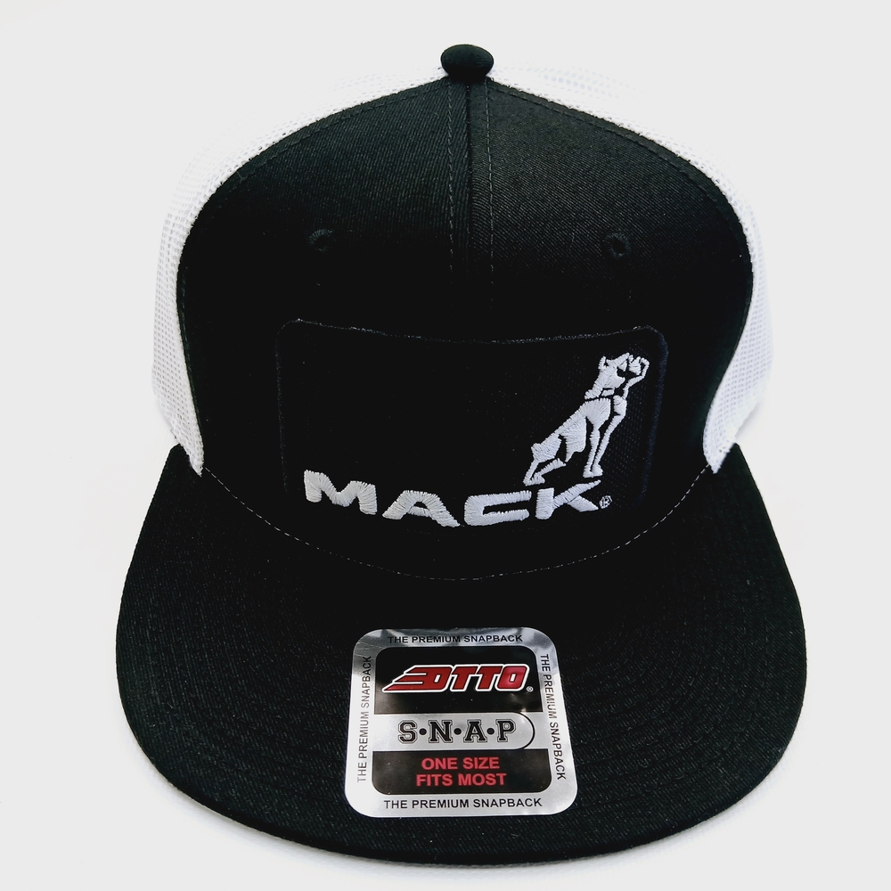 Mack Black and White Snapback Hat